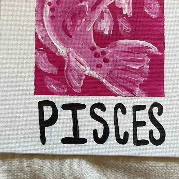 Pisces Tarot Card Painting - Picture 6 of 9